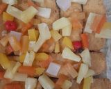 A picture of step 2 of Cake rusk custard with jelly.