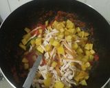 Foto langkah ke 4 dari resep Ayam Suwir Balado Kemangi (mix tahu dan kentang).