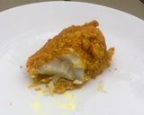 A picture of step 5 of Paleo baked fish fingers - kid friendly.
