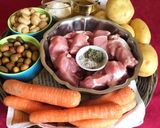 Une image de l'étape 1 de Sauté de porc en sauce et légumes.