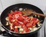A picture of step 15 of Chicken Stuffed Paneer Butter Masala.