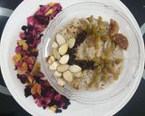 A picture of step 2 of Choco kheer.