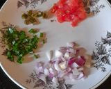 A picture of step 1 of Instant Sattu Dosa.