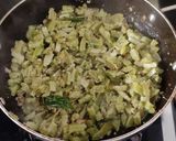 A picture of step 4 of Snake gourd subji.