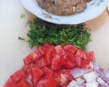 A picture of step 1 of Foul Medames with Charcoal.