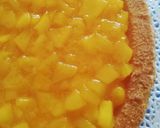Foto del passaggio 1 della ricetta Crostata morbida al cocco con pesche e zafferano