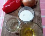 Foto del paso 1 de la receta: CHUTNEY de morrón rojo