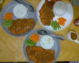 Foto langkah ke 6 dari resep Chicken Katsu with Blackpepper Sauce.