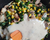 Foto del paso 5 de la receta: Lasaña pollo, espinaca, champiñón ✅