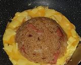 รูปขั้นตอนการทำที่ 8 ของ ข้าวผัดกิมจิไข่ชีส
