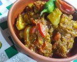 A picture of step 5 of Baingan ka Bharta.