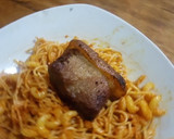 A picture of step 3 of Title: Jollof Spaghetti and Macaroni.