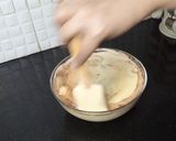 A picture of step 3 of Snickers Chocolate Roll Cake.