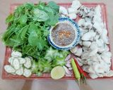 Hình bước làm 4 của món Dồi trường chấm ruốc