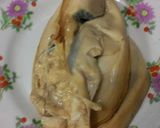 Hình bước làm 2 của món Canh trai trai rau cải