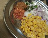 A picture of step 3 of Potatoes and corn croquettes 😜.
