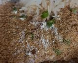 A picture of step 1 of Singhara Flour Thalipith.