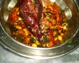 A picture of step 3 of Dhaba Dal.