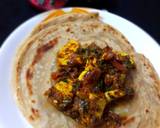 Garlic paneer with lachha paratha recipe step 5 photo