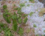 A picture of step 2 of Sabudana Vada.