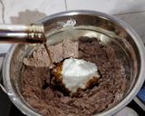 A picture of step 3 of Eggless Butterless Bottle Gourd Cocoa Cake.