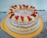 Tort serowy z żelką truskawkową krok przepisu 6 zdjęcie