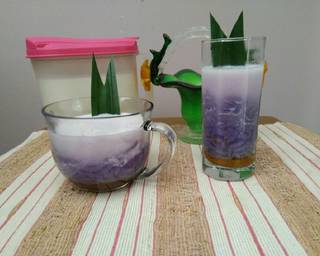 Cantiknya Cendol Ubi Ungu - Step 6
