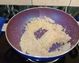 A picture of step 3 of SOOJI KHOYA MODAK...