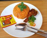 A picture of step 9 of Jollof rice.