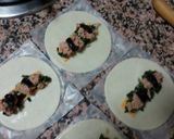 Foto del paso 6 de la receta Empanadillas de espinaca, queso, atún y ciruelas