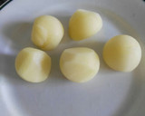 Foto del paso 1 de la receta: Brochetas de solomillo de cerdo glaseado