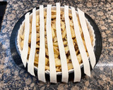 Foto del paso 7 de la receta: Pastel con nueces, pasas, manzanas y cabello de ángel