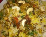 A picture of step 12 of Hyderabadi Dum Biryani.