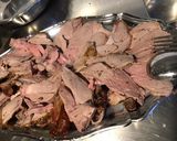Une image de l'étape 7 de Gigot d'agneau mariné à la crème d'ail,romarin et basilic.