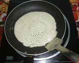A picture of step 3 of Green Moong Dal Paneer Stuffed Dosa.