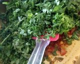 A picture of step 4 of Saag paneer.