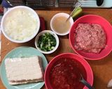 蕃茄豆腐肉燥燴飯的食譜步驟1照片