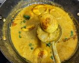 A picture of step 5 of Egg Masala.
