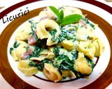 Pas rețetă Tortellini în sos de smântână și spanac 3 fotografie