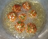 A picture of step 1 of Cabbage Manchurian.