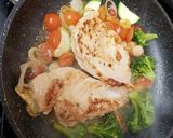 A picture of step 3 of My Buttery chilli Chicken kick.