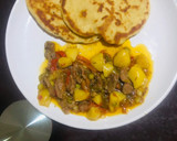 A picture of step 4 of Bazlama flat bread.