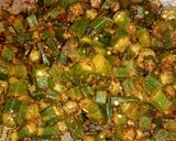 मसाला कुरकुरी भिन्डी(masala kurkuri bhindi) रेसिपी चरण 3 फोटो