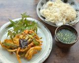A picture of step 4 of Japanese Vegetable Tempura (Kakiage).