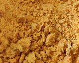 A picture of step 2 of Sattu ki kachori with aamras.
