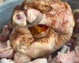 A picture of step 5 of Moist mango chili chicken 🥭 #february2027.