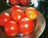 A picture of step 1 of Tomato Pickle.