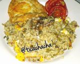 Foto langkah ke 10 dari resep Nasi Goreng Teri Cabe Ijo.