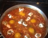A picture of step 5 of SHAKSHUKA with twist.