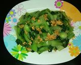 Hình bước làm 6 của món Cải thìa xóc tỏi